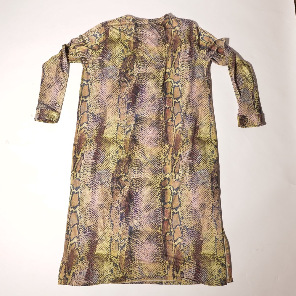 ASOS long sleeve Snake print dress